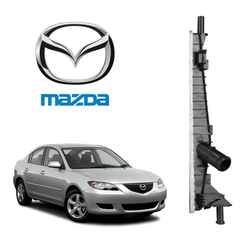 Tanque Radiador Sal. Mazda 3  (39X3.7) |COP|