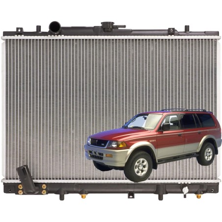 Radiador Mitsubishi Montero Sport  Automático 1999 - 2004